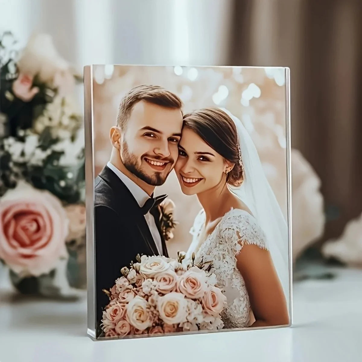 Custom Personalized Photo Cubes—Suitable for Any Occasion, Available in Various Sizes, and the Perfect Gift.