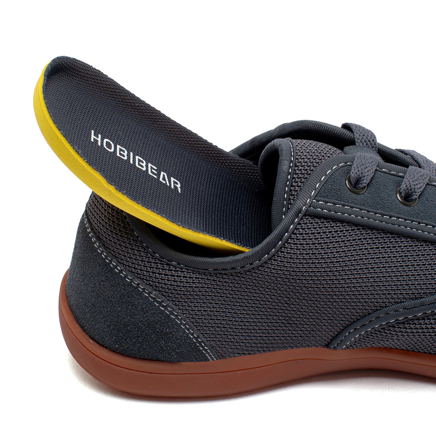 HOBIBEAR Wide-Toe-Box Barefoot Shoes for Men Minimalist Breathable Comfortable Trail Walking Shoes
