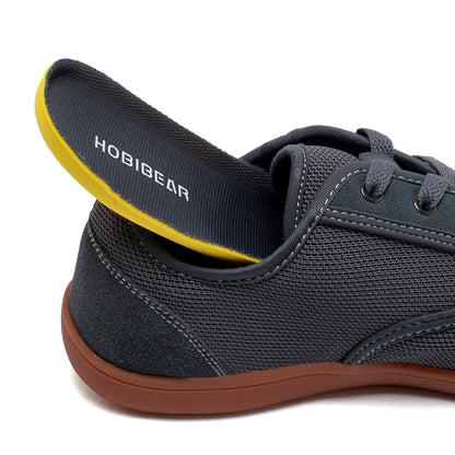 HOBIBEAR Wide-Toe-Box Barefoot Shoes for Men Minimalist Breathable Comfortable Trail Walking Shoes