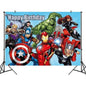 Avengers Marvel Party Decorations SuperHero Theme Tableware Kit Balloon Deco Happy Birthday Banner Supplies for Boys Favors Gift
