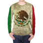 Fashion Mexican Flag T-Shirts Mexico 3D Print Men Woman Long Sleeve T Shirt Streetwear Oversized Harajuku Kids Tees Top Clothing