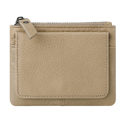 New Cow Leather Women's And Men's Card Bag Coin Purse Slim Credit Card Holder Wallet For Men and Women ID Card Pocket