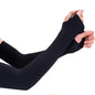 UV  Ice Silk Hand Protector Cover Long Gloves Sunscreen Half Finger Sleeves For Sunbathing Hiking Summer