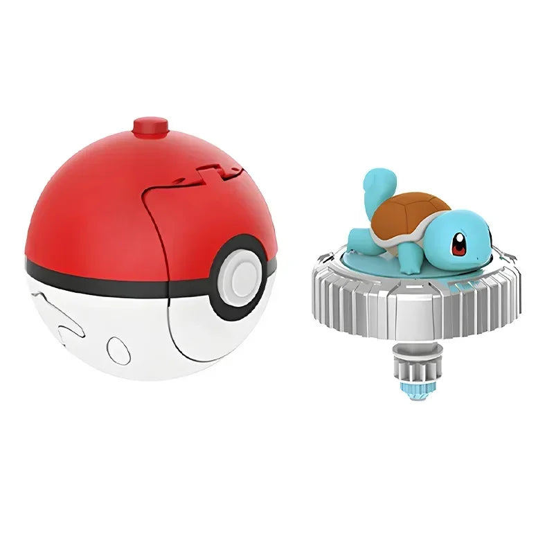 Elf Pokemon Spinning Top Ball Battle Gyro Arena Pikachu Charmander Squirtle Mew Eevee Monsters Action Figure Toy Children Gift