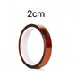 30m Long Gold Finger High Temperature Resistant Tape Polyimide Tape Multi Size Pet Anti Static Lithium Battery Insulation Tape