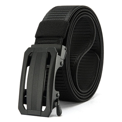 Automatic Buckle Light Comfortable Nylon Military Belt Outdoor Hunting Multifunctional Tactical Canvas Belt High Quality Men Bel