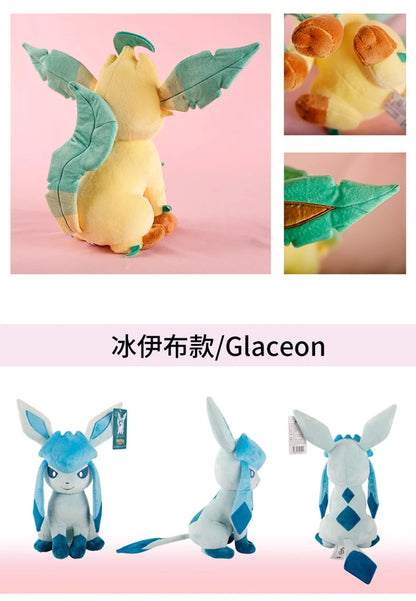 Pokemon Eevee Collection Plush Flareon Vaporeon Stuffed Doll Espeon Umbreon Glaceon Leafeon Sylveon plushies Xmas Gifts For Kids