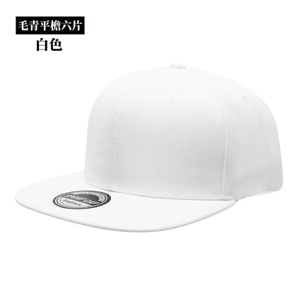 Custom Logo Snapback Caps Men Hip Hop Male Bone Baseball Cap Unisex Solid Color Cotton Adjustable Rock Band Flat Hats Visor Hat