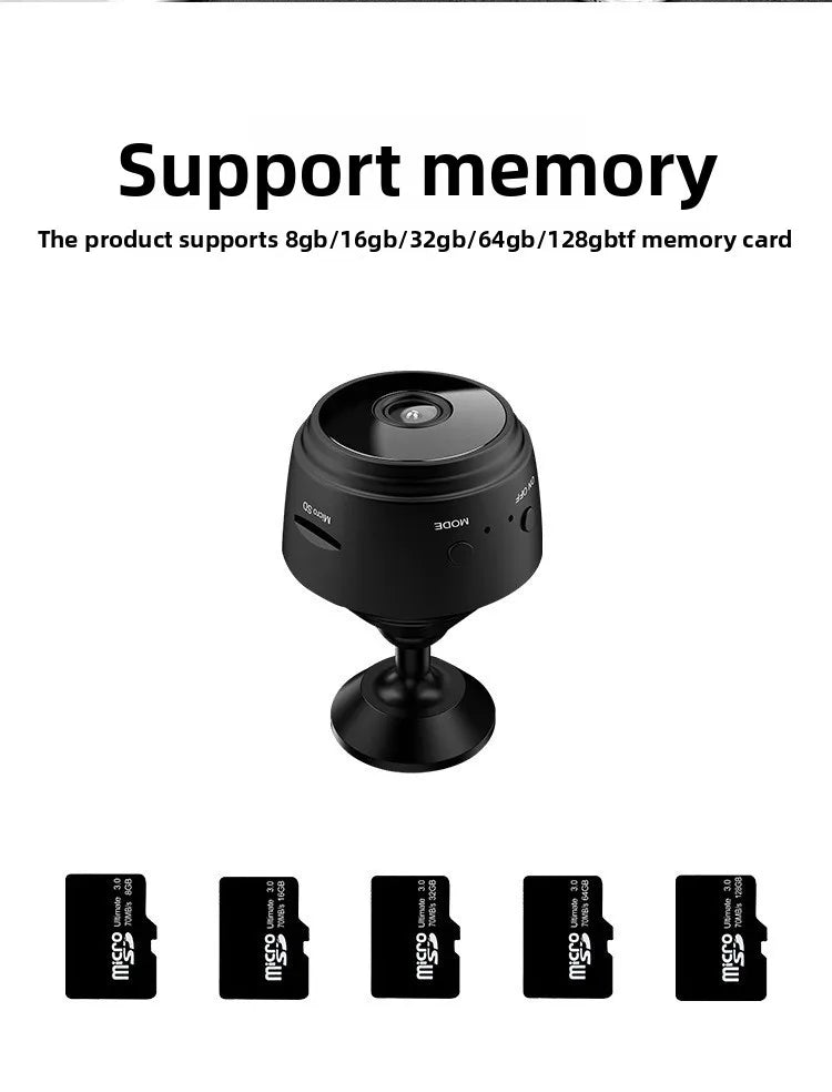 A9 WiFi Mini Camera Wireless Video Recorder Security Protection Camera Smart Home Monitoring Camera for Infants and Pets