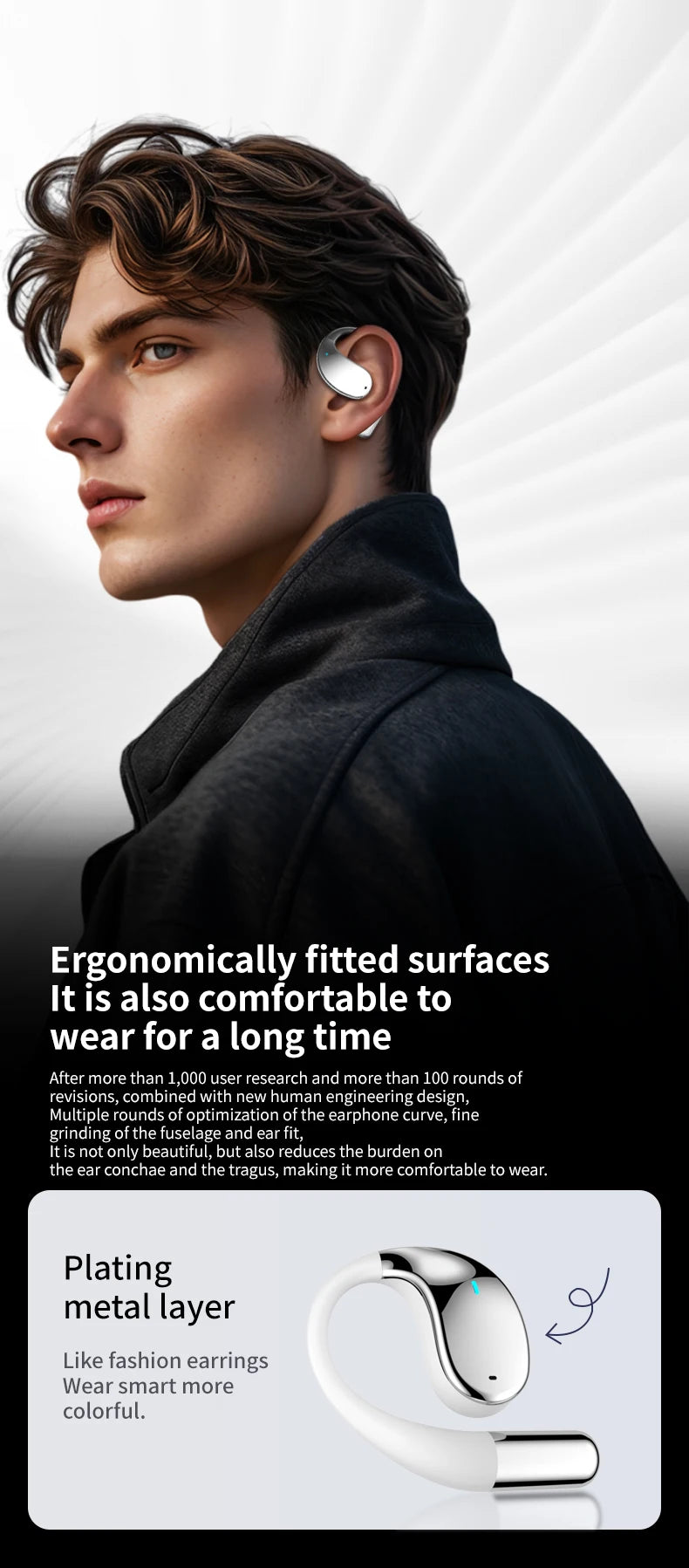 3-in-1 Smart AI Translation Earbuds 144 Languages Real-Time Simultaneous Translate HiFi Smart Headphones for Android iOS 2026