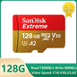 SanDisk V30 Extreme Micro SD Card A2 U3 4K 64GB 128GB 256GB 512GB 1T Memory Card Flash TF for Steam Deck Switch DJI Camera Phone