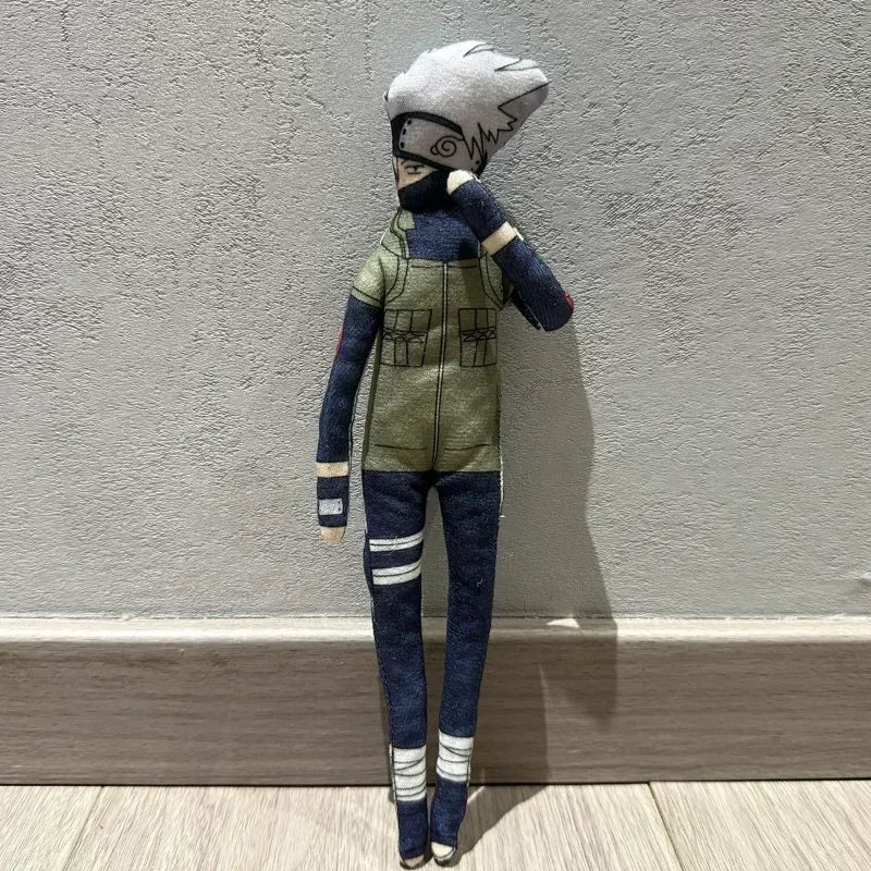 28cm NARUTO Plush Toy Kakashi Anime Cosplay Keychain Cotton Doll Slender Twistable Shape Room Abstract Model Decoration Gift Toy