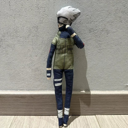 28cm NARUTO Plush Toy Kakashi Anime Cosplay Keychain Cotton Doll Slender Twistable Shape Room Abstract Model Decoration Gift Toy