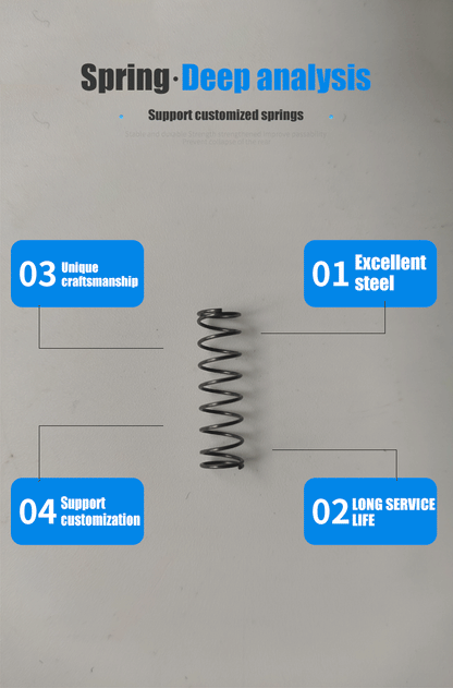 10 sztuk/partia Micro Mała Sprężyna Ściskana 0,5mm/0,6mm/0,7mm Średnica Zewnętrzna 4-12mm Długość 5mm do 50mm Naprawa Narzędzi Chirurgicznych i Elektroniki