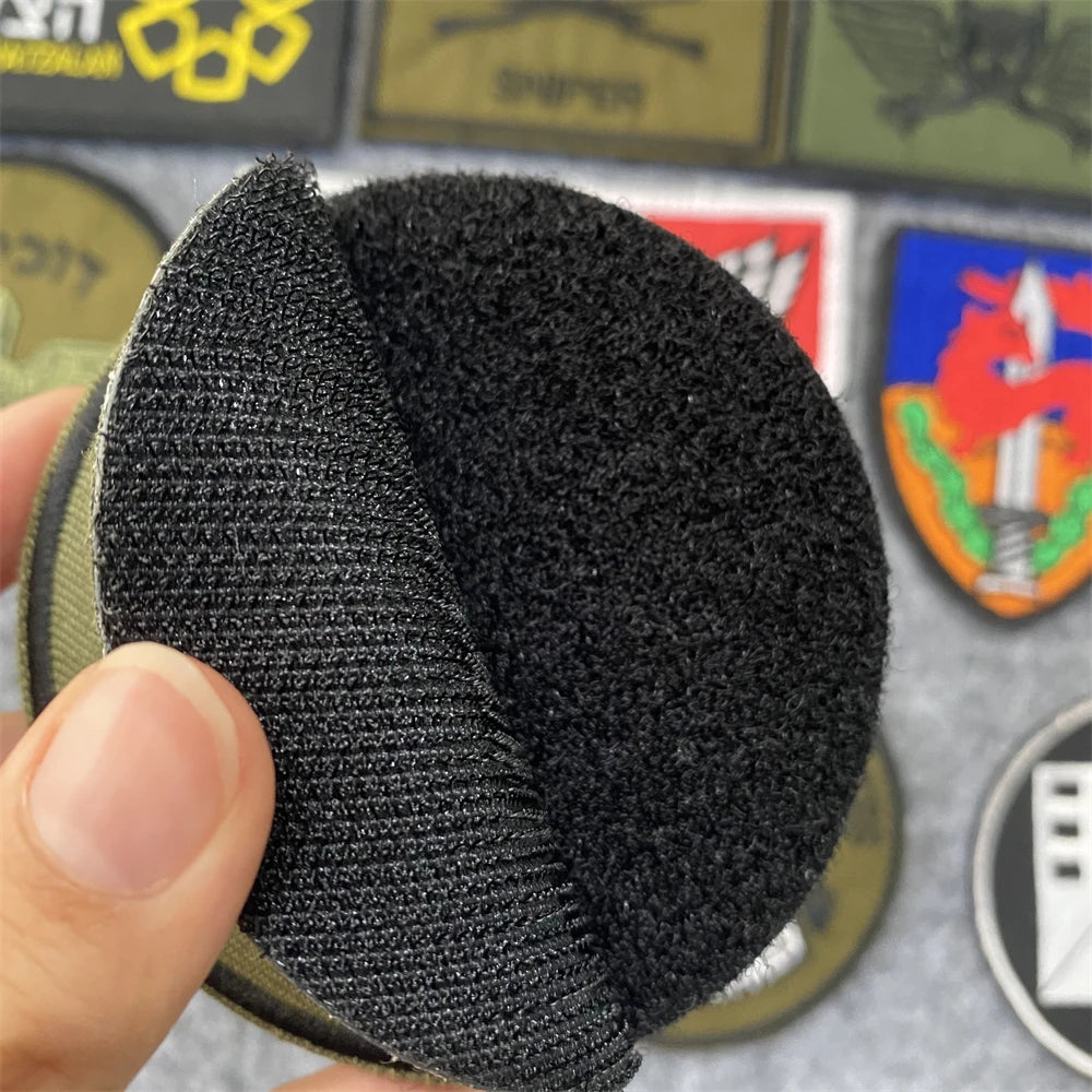 Israeli Army Forces Flag Tactical Patch for Clothes Hook&Loop Embroidery Morale Badge Paramedic Israel Outdoor Backpack Sticker