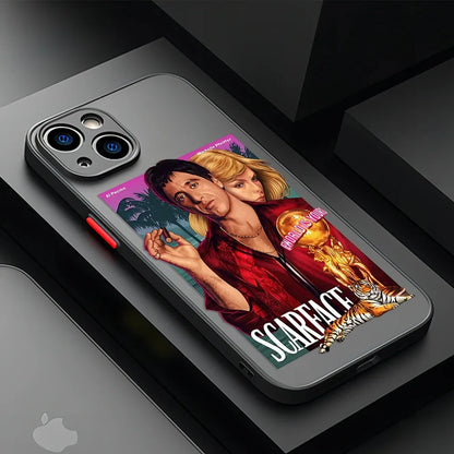 Scarface Tony Montana Phone Case For iPhone 17 16e 16 15 14 13 12 11 Mini Pro Air  Max X XR XSMax 7 8 6 6s Plus Matte Clear Back