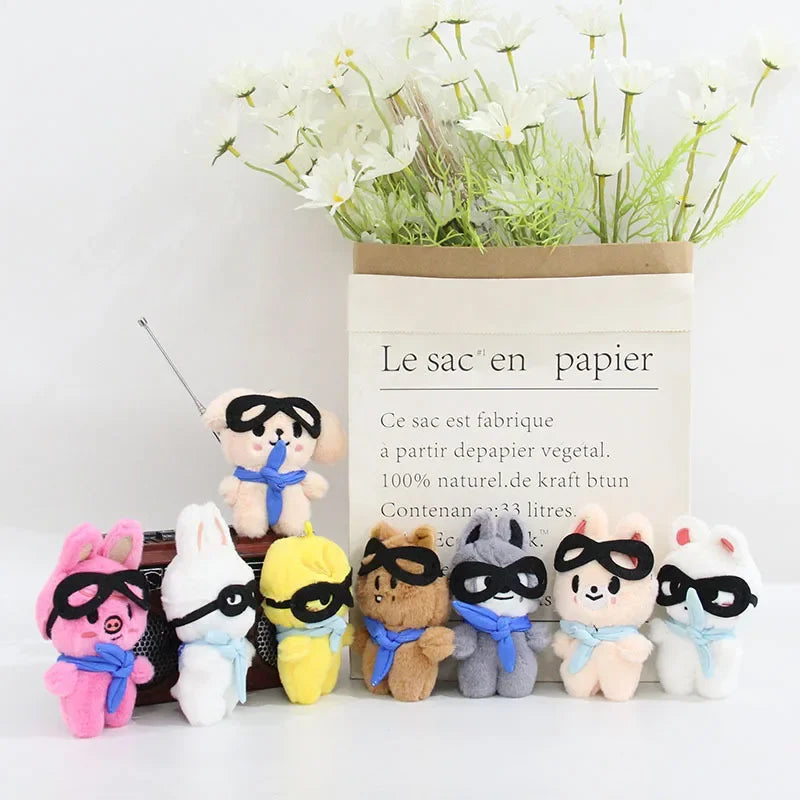 300style 10/22cm Skzoo Plush Bag Toy Kawaii Stray Wolf Plush Cartoon Stuffed Animal Doll Kawaii Toy Room Decor Children Gift