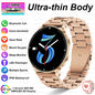 2026 New 7.6mm Ultra-Slim Smart Watch Women AMOLED HD Display LED Flashlight Always-On Time Display Fashion Ladies Smartwatches