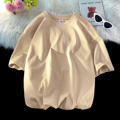 Summer 100% Cotton T Shirts,Short Sleeve Crew Neck Tops,Oversize Tee,Soft T Shirt for Women