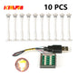 10PCS 0.8mm Pin RGB LED For LEGO Building Blocks USB Lamp DIY Street Light City Electric Decorate 1X1 Brick Compatible All Brand
