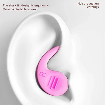 Soft Silicone Sleeping Ear Plugs Sound Insulation Ear Protection Earplugs Anti-Noise Plugs for Travel Silicone Noise Reduction