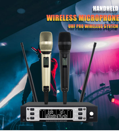 135G4 Professional Wireless Microphone UHF Handheld Vocal Party Home KTV Wedding Mic