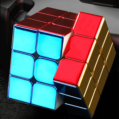 Shengshou Plating 3x3x3 Magnetic Magic Cube Professional Speed Puzzle Cubo Magico Educational Toy Games Birthday Christmas Gifts