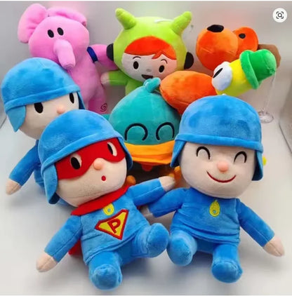 //Hot Pocoyo Plush Doll Kawaii Little P Youyou Peluche Barto Duck Puppy Lula Ellie Elephant Plush Toys Children's Toys..
