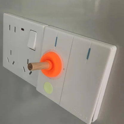 2PCS Switch decoration wall sticker creative lamp socket transformation funny small ornament toilet plug car ornament decoration