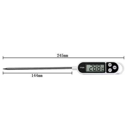 Termometr elektroniczny do żywności TP300 Termometr błyskawiczny do mięsa z wyświetlaczem LCD Cyfrowy termometr do mleka do mięsa / gotowania / grillowania / mleka