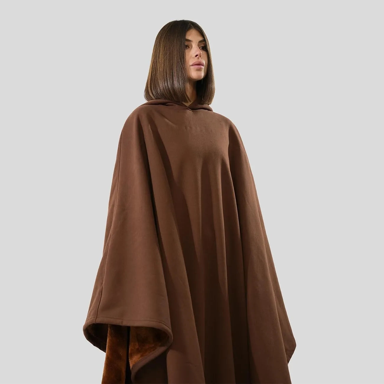 Eden Hoodie Unisex Oversized Hoodie Cloak light weight Super Warm Ultra-Soft Faux Fur Liner Winter Cloth Gift for Christmas