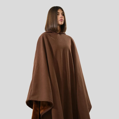 Eden Hoodie Unisex Oversized Hoodie Cloak light weight Super Warm Ultra-Soft Faux Fur Liner Winter Cloth Gift for Christmas