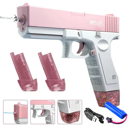 Electric Water Spray Toy Bursts Children High-pressure Strong Charging Energy Bared Water Automatic Water Spray Summer Tos