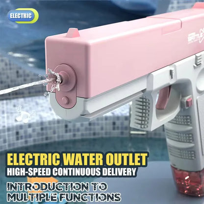 New Summer Electric Water Gun Toy Portable Automatic Electric Burst Water Gun Outdoor  Beach Water Toys Water gun accessories