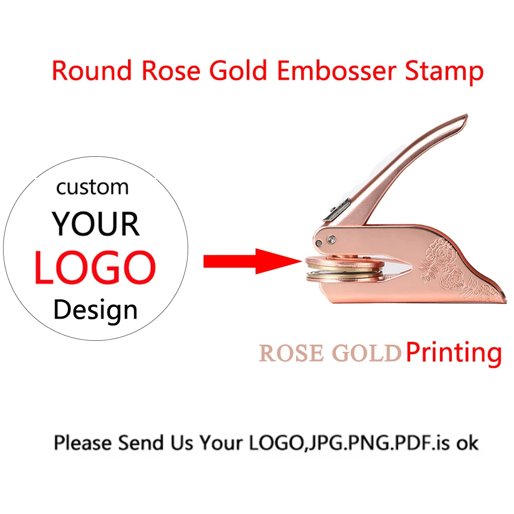 Personalized Book Embossers Custom LOGO Book Embosser Stamps From the Library / Envelope Party Invitation Embossing Stamps DIY