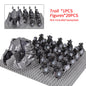 Giant Troll Monster 20Pcs Armored Orc Infantry Figures Medieval Army Building Bricks, Removable Shield Scene Collectible Toy﻿﻿
