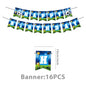 Blue Football Birthday Party Decoration Soccer Birthday Party Plate Cup Napkins Cotillon Birthday Soccer Star Happy Birthday Set