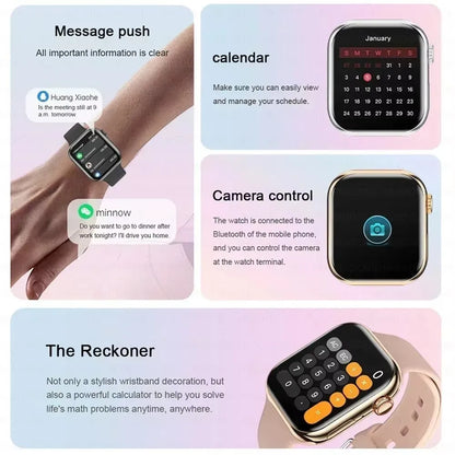 2026 Series 10 Watch 10 GPS Smart Watch Memory Music Video Bluetooth Call Heart Rate Waterproof NFC Smartwatch For Android IOS