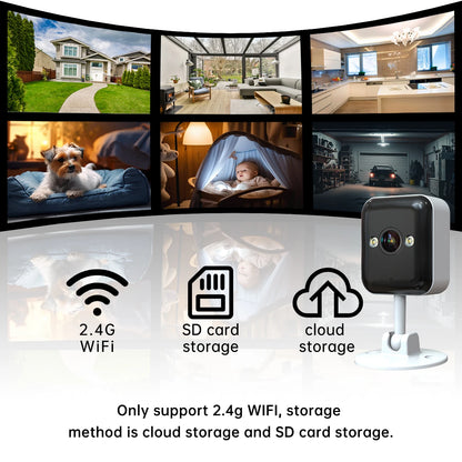 TYRVE 1080P Wifi IP Camera Outdoor CCTV Surveillance Camera 5x Digital Zoom Color Night Mini Security Camera Home Baby Monitor