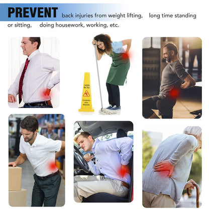 1pc New Thin Back Brace for Lower Back Pain Lumbar Support Belt for Men and Women, Waist Support for Lower Back Pain Relief