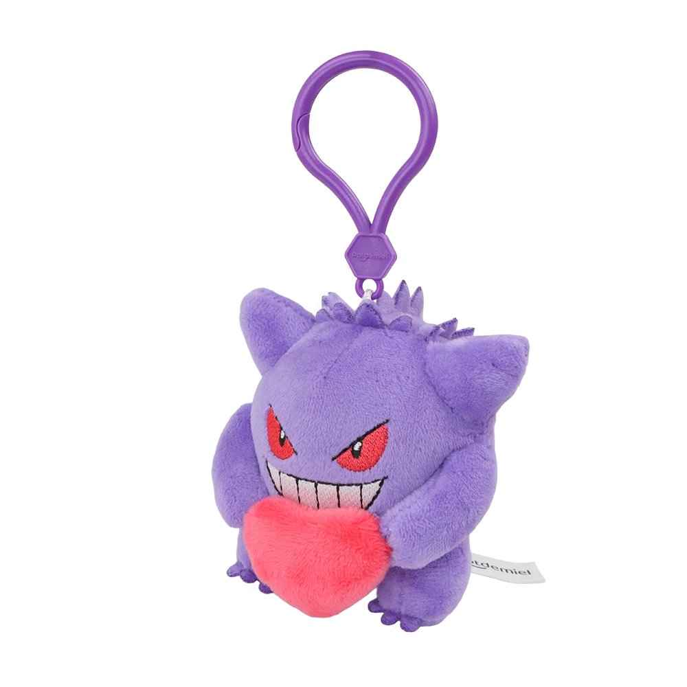 Pokemon Plush Keychain Anime Jigglypuff Gengar Sprigatito Urchin Mimikyu Sylveon Mew Umbreon Rowlet Stuffed Plushies Toys Gifts