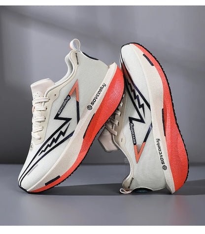 Marathon Men Sports Running Shoes Carbon Board Air Cushion Breathable Lightweight Woman Comfortable Athletic Basketball Sneakers