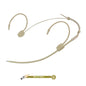 Double Earhook Mic Omnidirectional Headset Microphone For Sennheiser Shure AKG MiPro Audio Technica 4Pin 3Pin TA4F 3.5mm Lock
