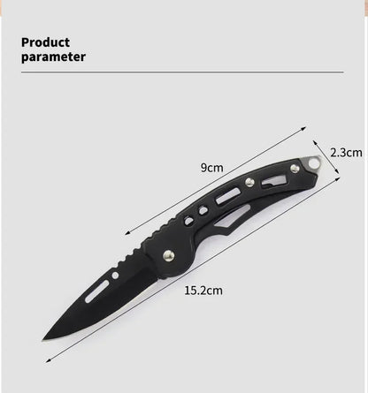 NEW Stainless Steel Folding Knife With Keychain Outdoor Carrying Knife Sharp Pocket Knife Fruit Knife Folding Knife Outdoor Tool