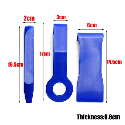 7/8/11/12Pcs Car Door Clip Car Disassembly Tools Set DVD Stereo Refit Kits Interior Plastic Trim Panel Dashboard Removal Tools