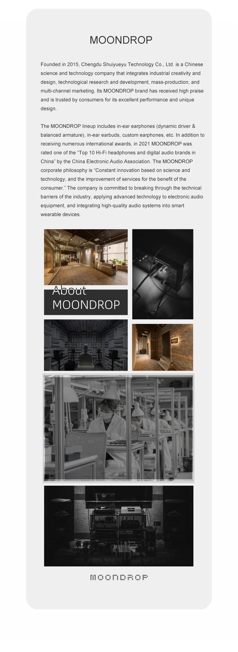 MOONDROP CHU II Wysokowydajne słuchawki douszne IEM z dynamicznym przetwornikiem i wymiennym kablem