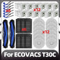 Compatible for ECOVACS T30C / T30C OMNI / T30C PRO OMNI Main Side Brush Filter Mop Pad Dust Bag Spare Parts Accessories