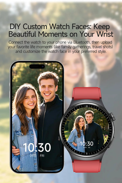 2026New Nursing Grade Health Smartwatches For Men Women Precision Detection Heart Rate Blood Fats Uric Acid ECG+PPG Smart Watch