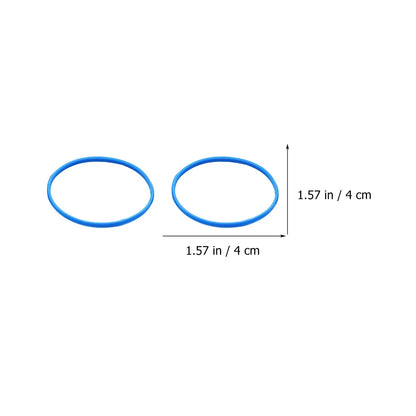 10pcs Microphone Grille Ring Rubber Suitable For Beta58a/87a Microphone Mesh Head Blue Rubber Microphone Ring Mesh Cover Ribbon