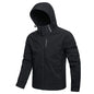 Mens Outdoor Waterproof Jacket Windproof Hoodie Coats Lightweight Cycling and Hiking Raincoat Work Jacket Man Climbing Outerwear